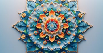 Mandala – används i andliga sammanhang, främst för meditation och reflektion